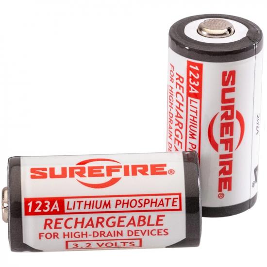 SUREFIRE 123A RECHARGEABLE BATTERIES(SFLFP123)