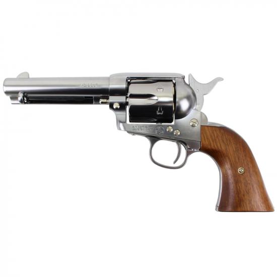 Single Action Army.45 Civilian シルバーABS 木製グリップ仕様