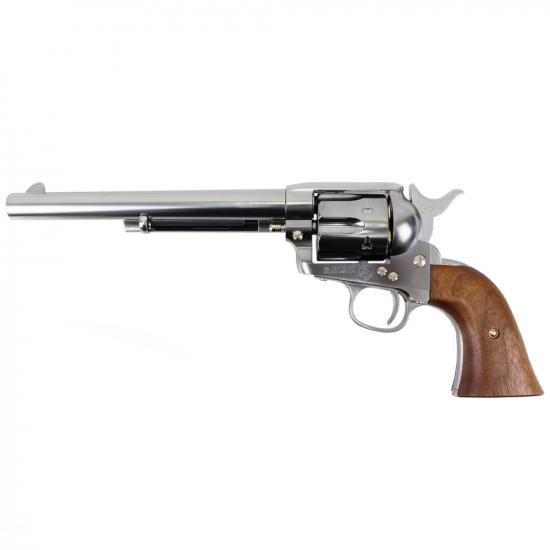 Single Action Army.45 Chivarly シルバーABS 木製グリップ仕様