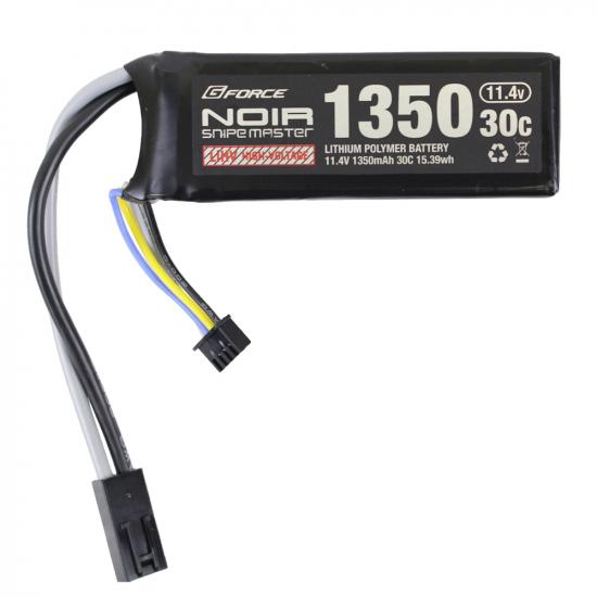 Noir Snipe Master LiHV 11.4V 1350mAh 30C ミニS互換サイズ