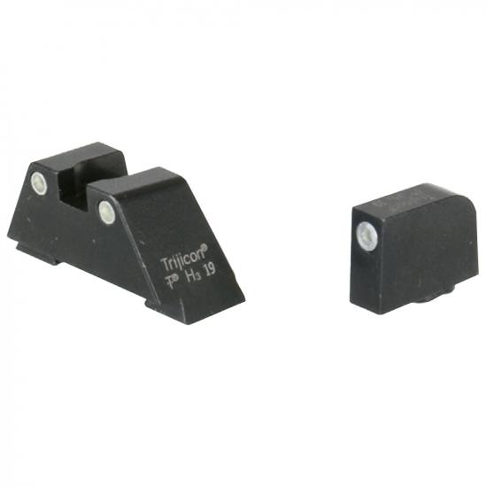 UMAREX(VFC/GHK) GLOCK GBBシリーズ対応 Trijicon GL-201タイプ フロント&リア サイトセット