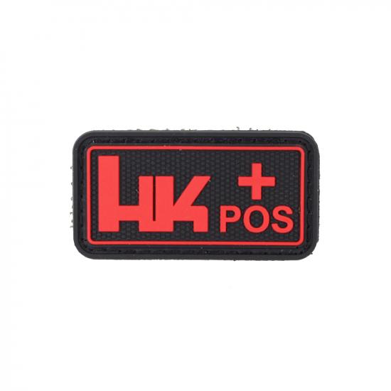 Heckler & Koch BloodType HKロゴパッチPVC/Red (50x26mm)