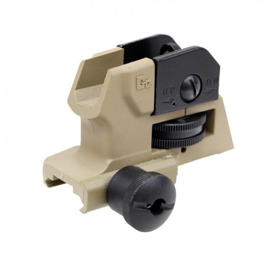 LET Detachable Rear Sight / Desert Tan