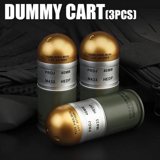 M433タイプ ダミーグレネードランチャーカートリッジ 3ps