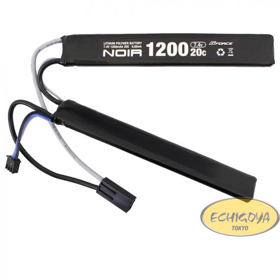 Noir LiPo 7.4V 1200mAh SOPMOD対応 サドルパック