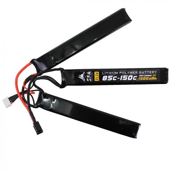 11.1V1500mAh 85C-150C セパレートタイプ T字コネクタ
