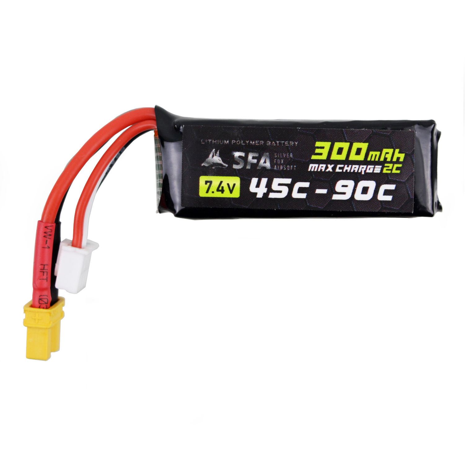 7.4V300mAh 45C-90C XT30Uコネクタ