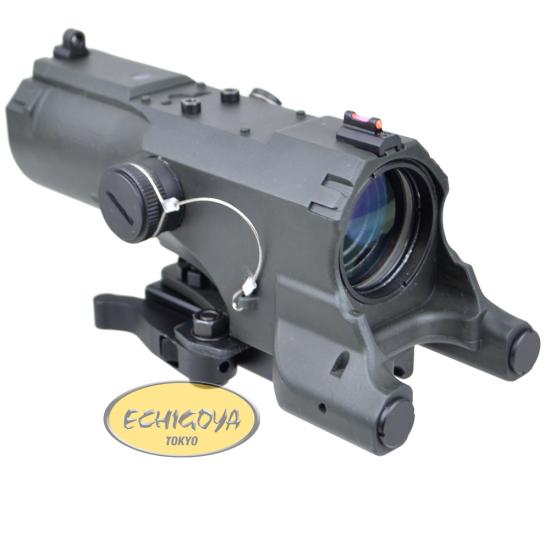 ECO MOD3 4X34 Scope Red & Blue ill / Black