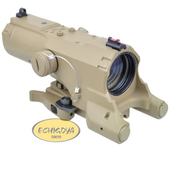 ECO MOD3 4X34 Scope Red & Blue ill / TAN