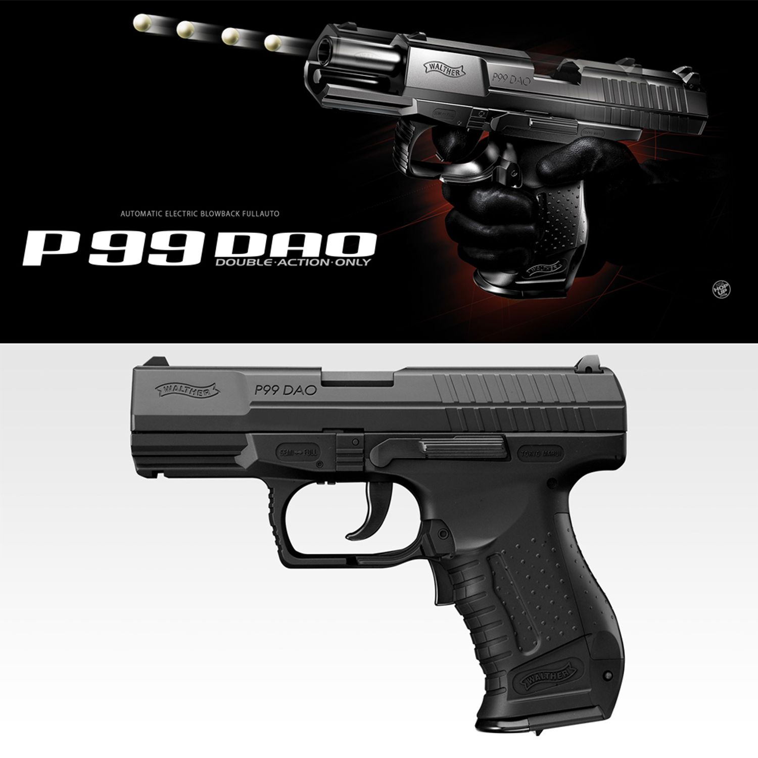 P99 DAO 電動ブローバック フルオート