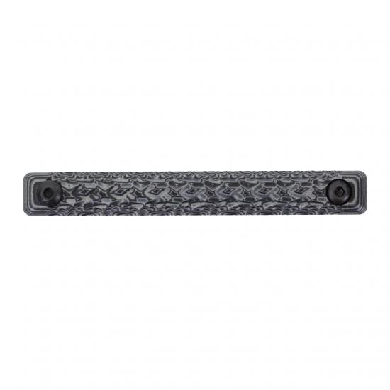 M-LOK対応 G10 レールカバー 3-Slot Stipple / Black Gray