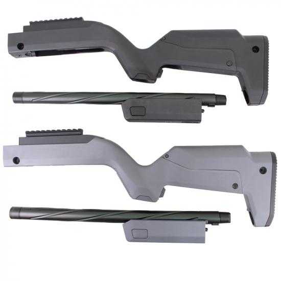 MAGPUL X-22タイプ バックパッカーストックキット (KJ KC02対応) ブラックツイストフルートバレル