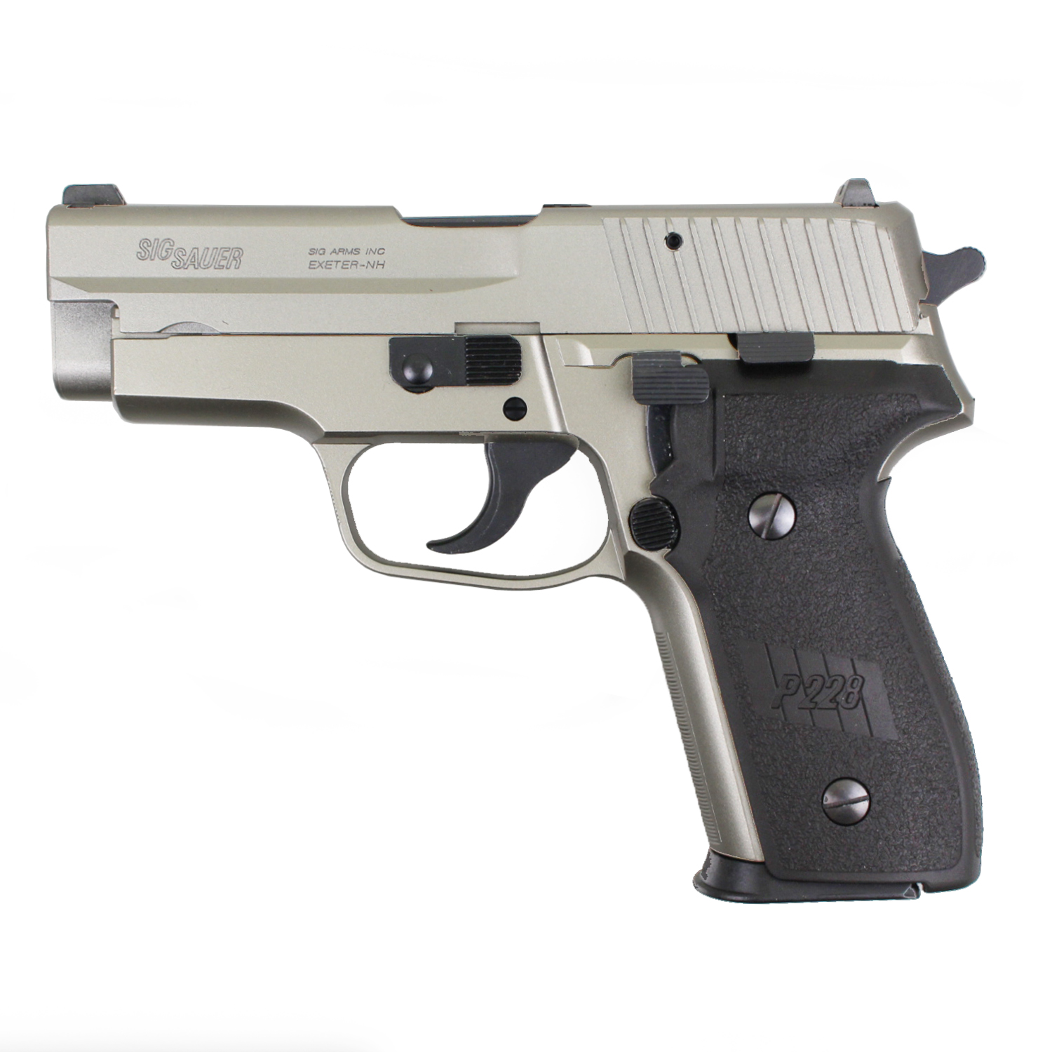 SIG P228 Evolution 2 “Warm Silver Coating” ALL Heavy Weight モデルガン