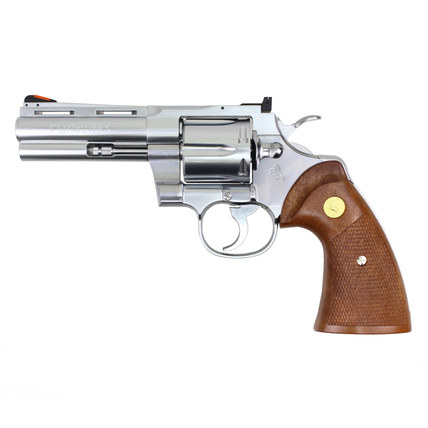 Colt Python .357Magnum 4inch “R-model” Stainless Finish モデルガン
