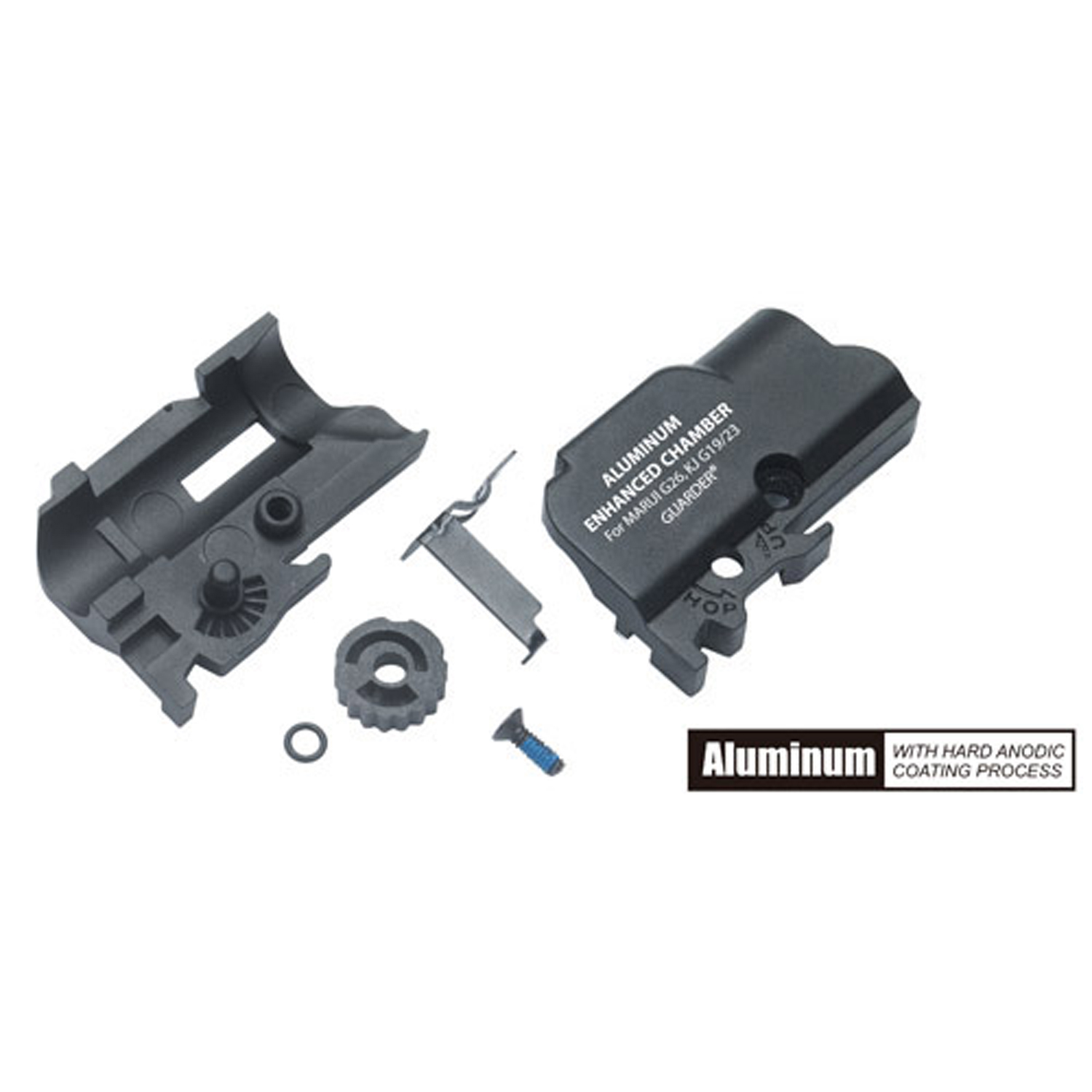 軽量 ホップアップチャンバーセット アルミ製 東京マルイG26/KJ G19/G23用