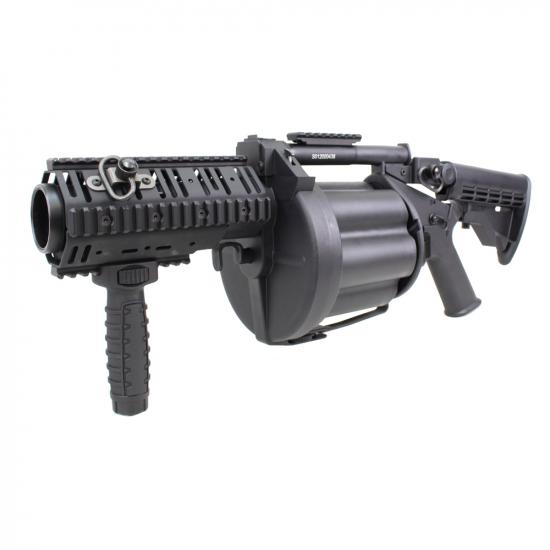 MGL140 タイプ リボルバー グレネードランチャー メタルハンドガード ショートバレルver