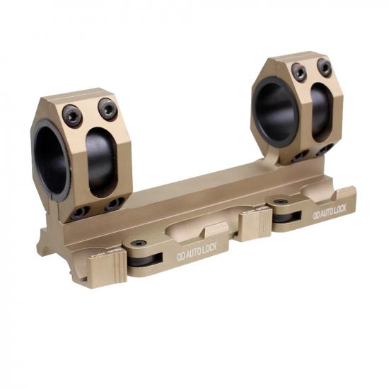 American Defense タイプ 25mm/30mm 径 QD ワンピース スコープマウント DE