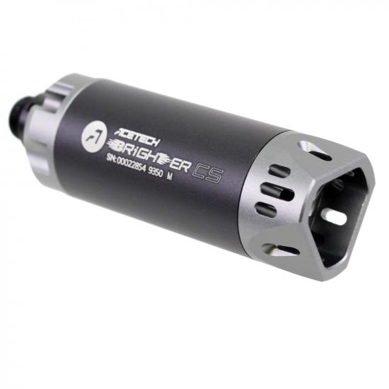 Brighter CS トレーサーユニット (グリーン発光BB弾対応/14mm逆→11mm正アダプター付属) Space Gray
