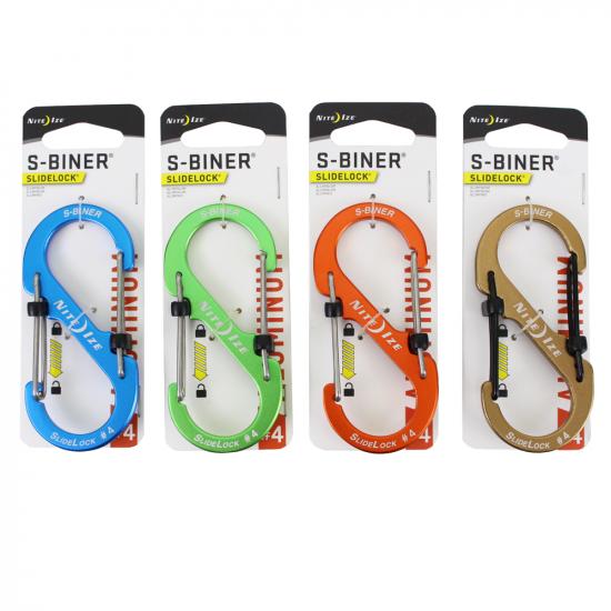 S-BINER SLIDELOCK ALUMINUM #4