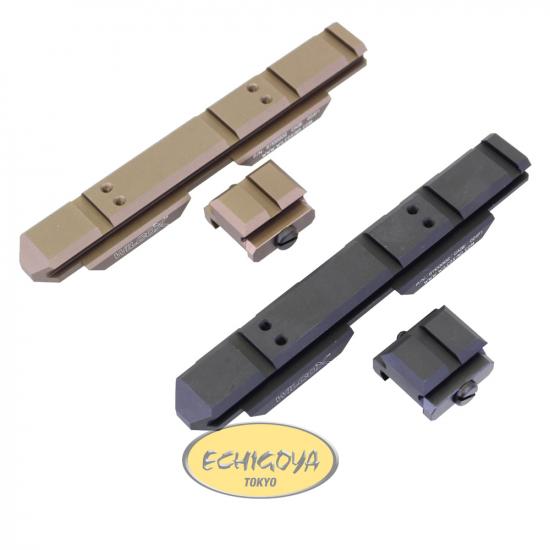 20mmレール対応 Wilcoxタイプ0.410” ライザーマウントロープロファイルレールセット