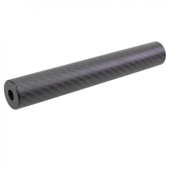 超軽量カーボンサイレンサー 200mm Gスペック用アタッチメント付 14mm逆ネジ仕様