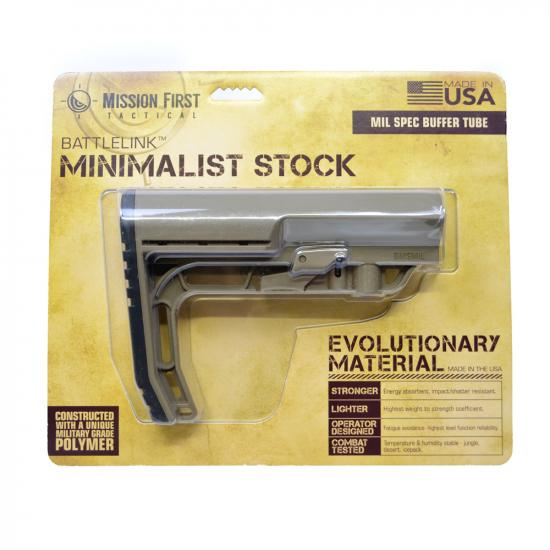 BMSMIL - BATTLELINK Minimalist Stock / Scorched Dark Earth
