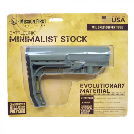 BMSMIL - BATTLELINK Minimalist Stock / Foliage Green