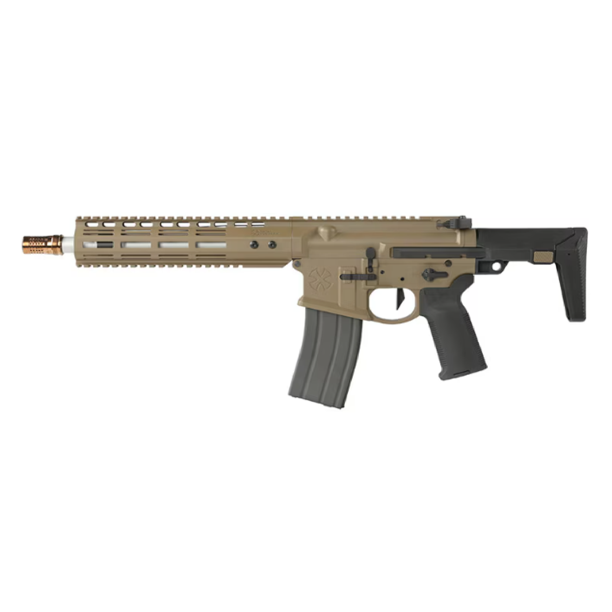 EMG/DE Airsoft NOVESKE N4 GHETTO BLASTER 10.5inch ガスブローバックライフル FDE (OfficialLicense)