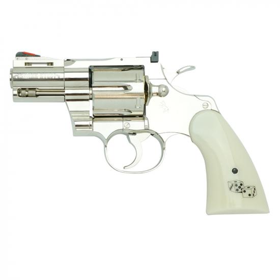 Colt Python Snake Eyes 2.5inch R-model ニッケル・フィニッシュ