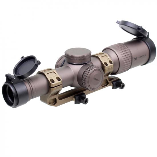 ARROW OPTICS 1-6x24 RAZOR HD GenII-E タイプ ライフルスコープ マウントセット デザートカラー ハードケース付き