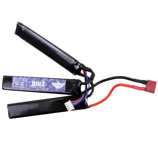 Li-Po 3又バッテリー 11.1V 15C 1000mAh (T型コネクター)