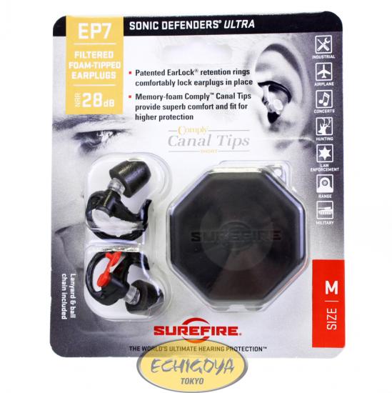 EP7 SONIC DEFENDERS ULTRA - Filtered Foam-Tipped Earplugs