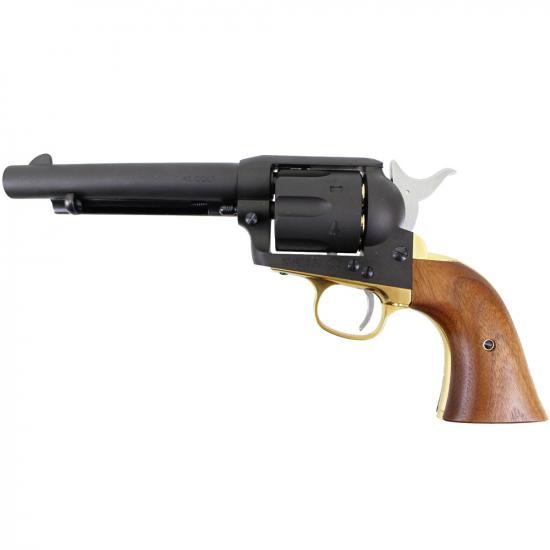 Single Action Army.45 Artillary ブラススタイルヘビーウエイト 木製グリップ仕様
